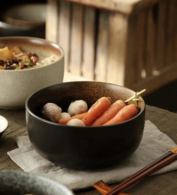 Bol Japonais avec Baguette et Cuillère – Image 3