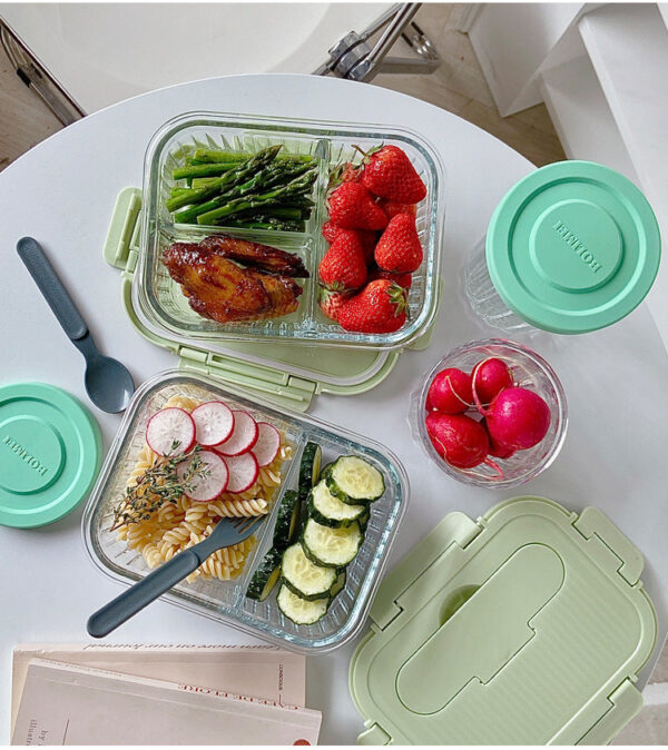 Boîte à déjeuner bento en verre – Image 5