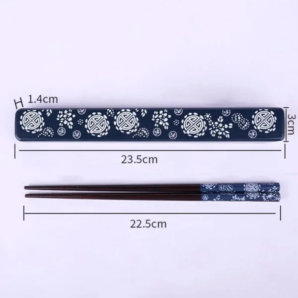 Baguette japonaise en bois avec coffret – Image 5