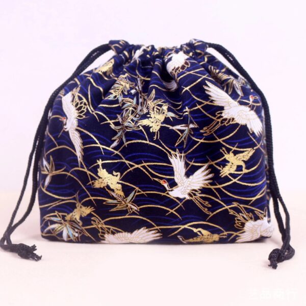 Sac rangement boîte bento motif Cygne