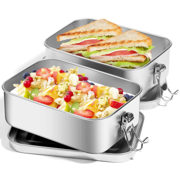 Boîte à déjeuner bento en inox – Image 4