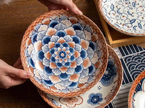 Assiette Japonaise Rétro: L'Art de votre Table – Image 5