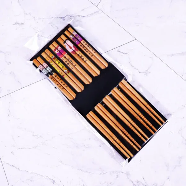 Coffret baguettes japonaise sushi en bambou – Image 6