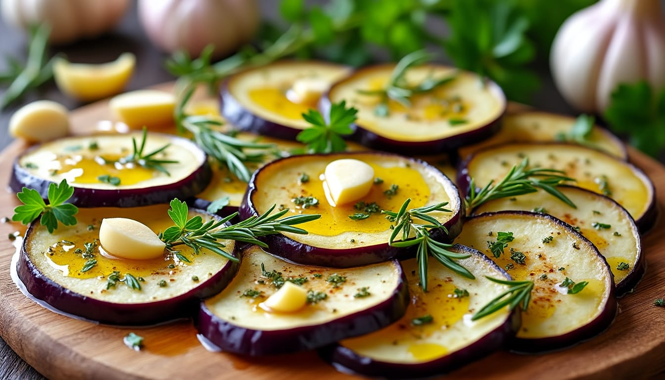 découvrez notre délicieuse recette d'aubergines grillées au four, un plat italien savoureux et facile à préparer. parfait pour accompagner vos repas, cette recette met en avant la tendreté des aubergines et des saveurs méditerranéennes irrésistibles.