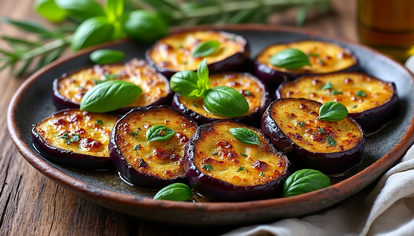 découvrez cette délicieuse recette italienne d'aubergines grillées au four, facile à réaliser et pleine de saveurs. parfaites en entrée ou en plat principal, ces légumes colorés promettent d'éveiller vos papilles et de ravir vos convives.
