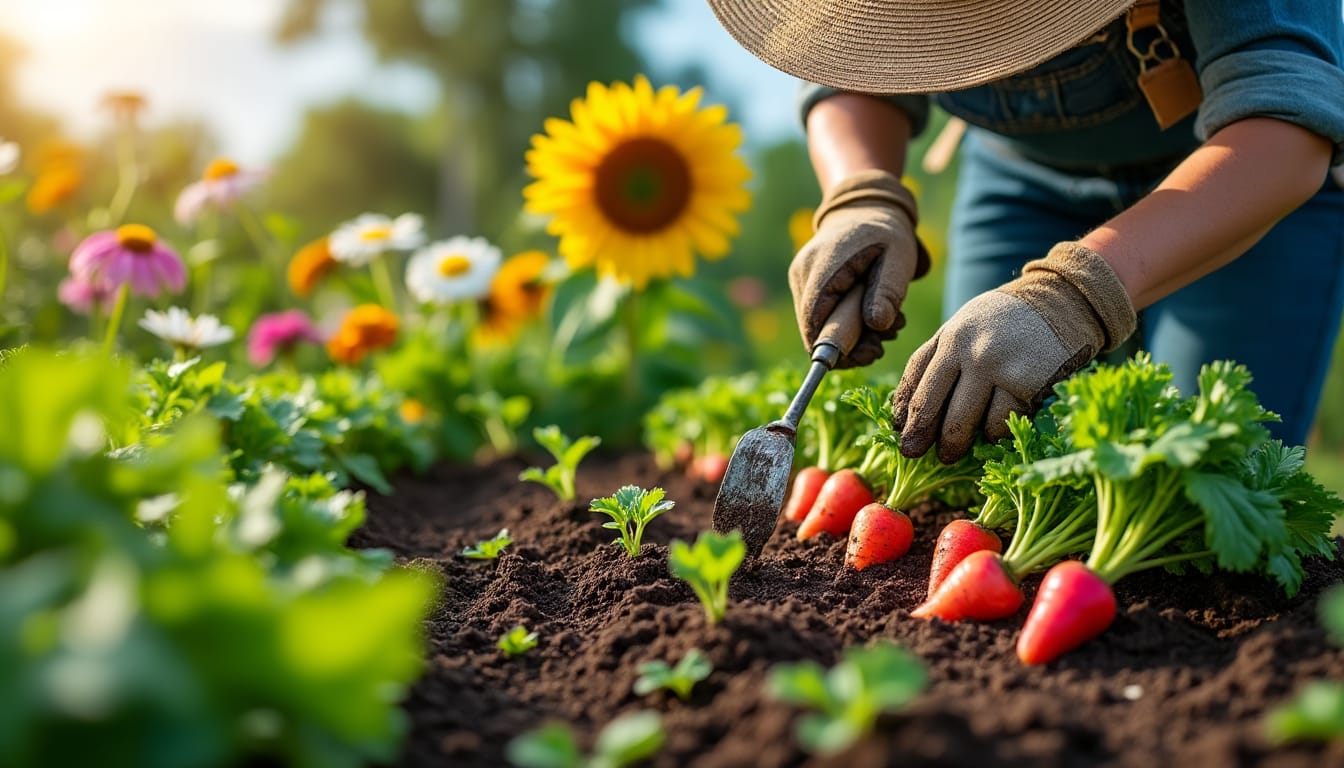 découvrez nos astuces incontournables pour planter et entretenir vos légumes-racines tels que les carottes, radis et betteraves. apprenez à maximiser votre récolte avec des conseils pratiques et des techniques de jardinage adaptées, pour une saison de jardinage réussie.