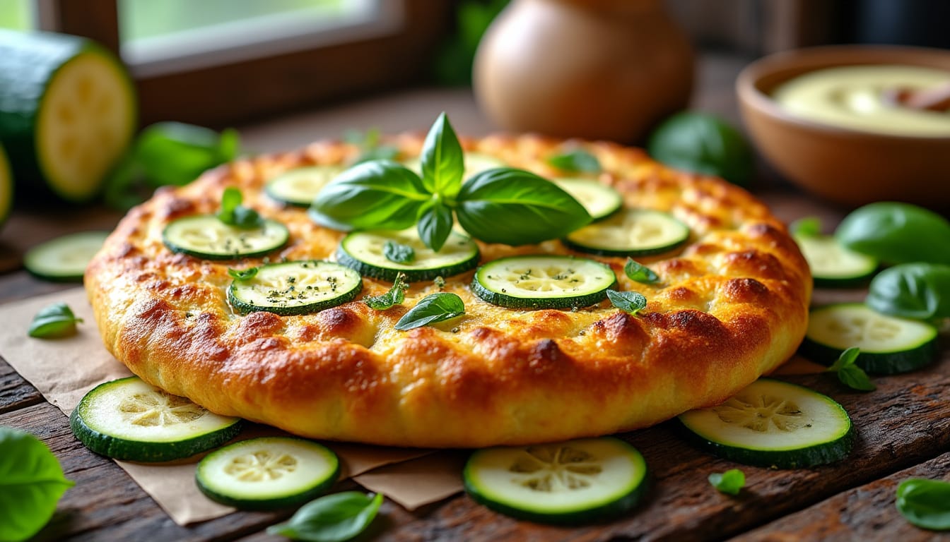 découvrez la scarpaccia de courgettes, une recette gourmande à réaliser en 2025. apprenez à préparer ce plat savoureux, alliant simplicité et délices, pour ravir vos papilles et impressionner vos invités avec des courgettes fraîches et savoureuses.