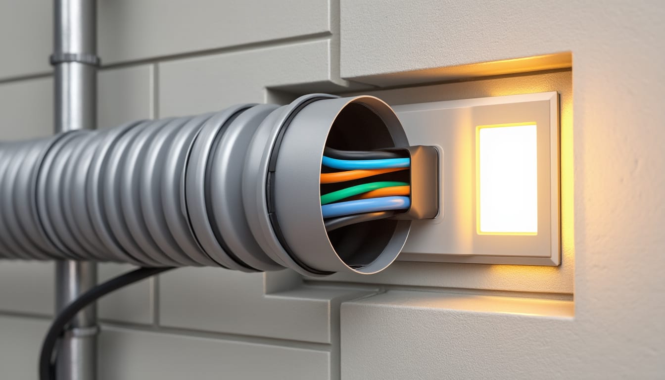 découvrez les risques liés à l'installation de câbles électriques sans gaine dans le mur et adoptez les bonnes pratiques pour garantir sécurité et conformité électrique dans votre habitation.