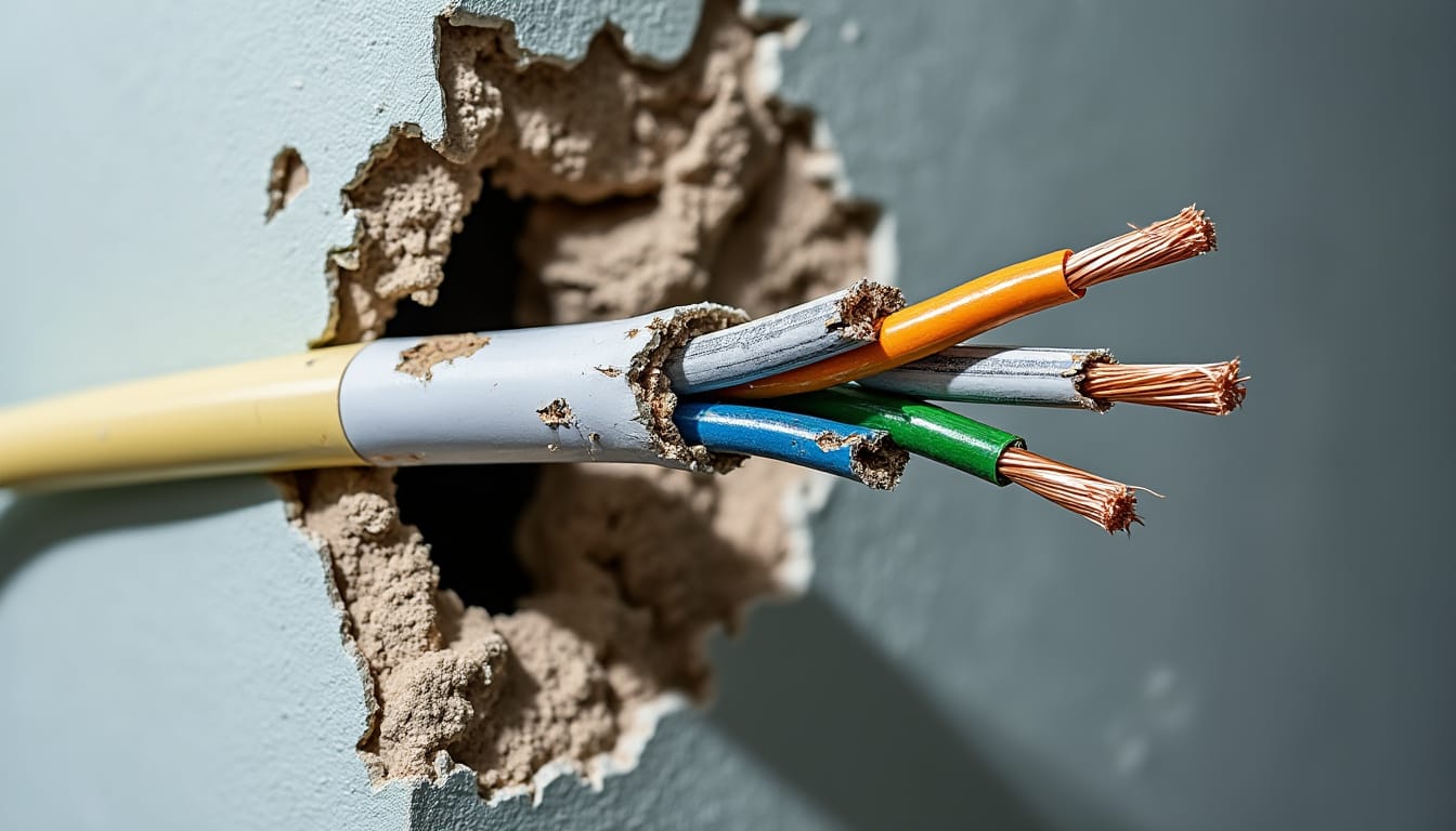 découvrez les risques liés à l’installation d’un câble électrique sans gaine dans les murs et les bonnes pratiques à adopter pour garantir la sécurité et la conformité de votre installation électrique.