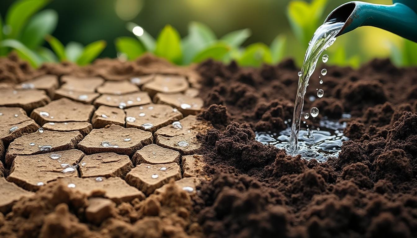 découvrez pourquoi votre terreau ne retient pas l'eau et apprenez des solutions simples pour améliorer son absorption et favoriser la santé de vos plantes.